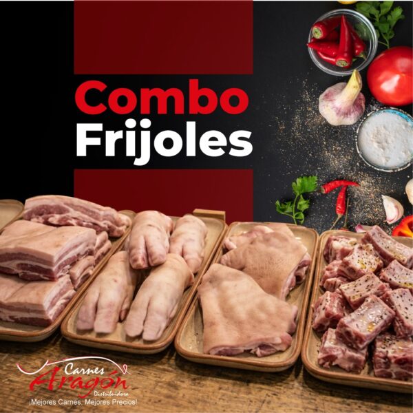Carne para frijoles en Medellín: Combo Frijoles de Carnes Aragón
